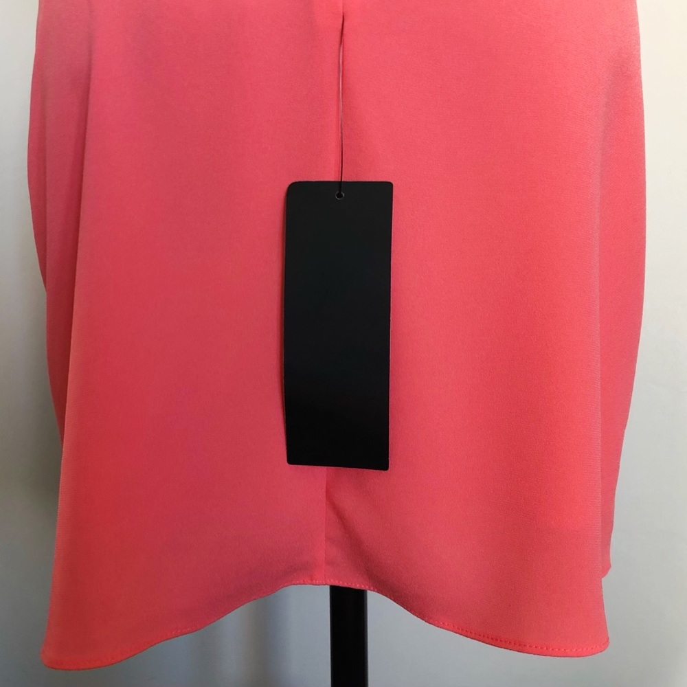 BCBGMaxAzria Jenni Ruffle-Shoulder Racerback Dress - Picture 4 of 7